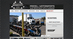 Desktop Screenshot of procellmotorsports.com